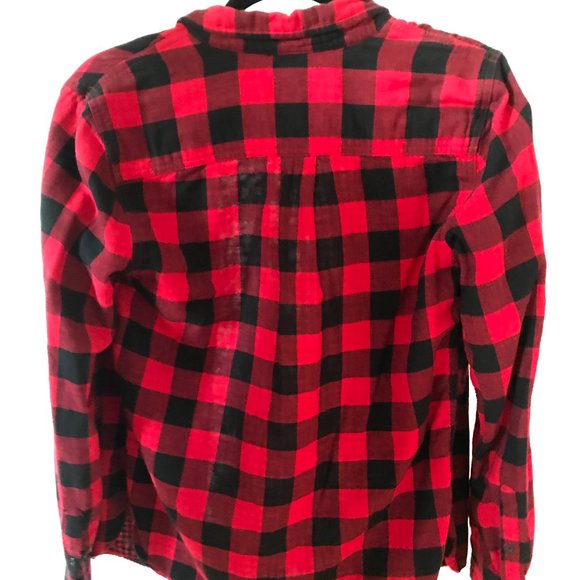 Joe Fresh Red and Black Flannel (Womens) - Picture 2 of 5